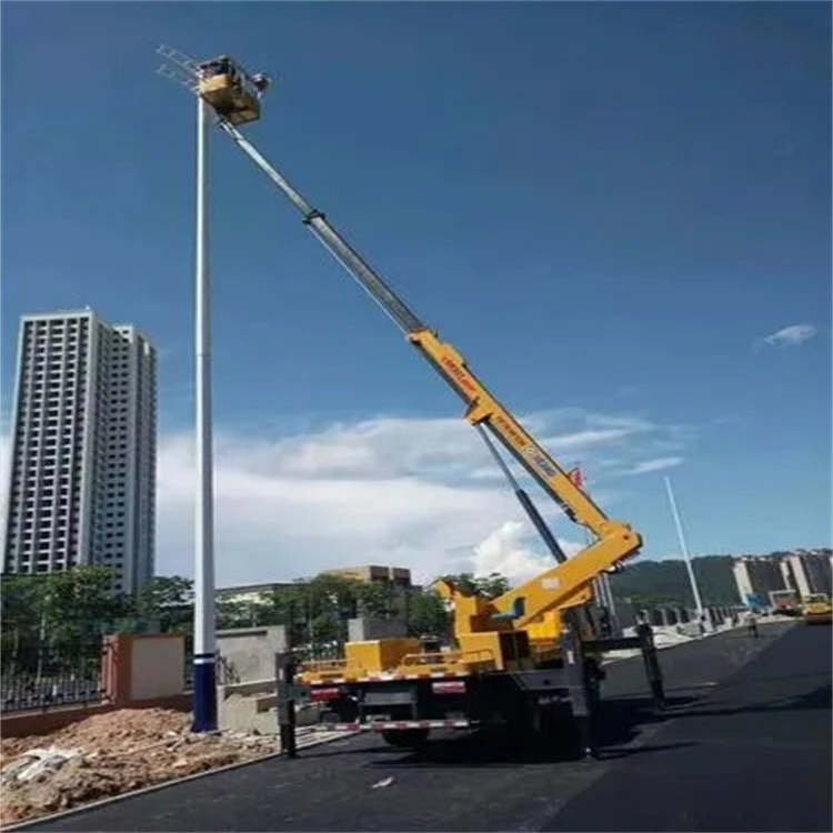 锦江维修路灯的曲臂升降车出租